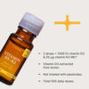Vitamin D3 + K2, 1000 IE D3 / 25 μg K2-MK7